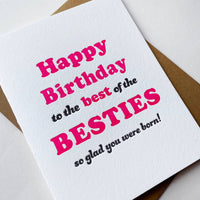 Bestie Birthday Card