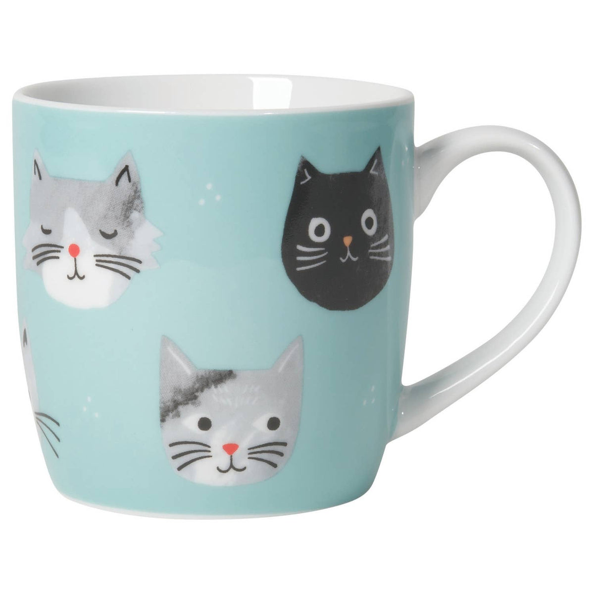 Cats Meow Blue Mug
