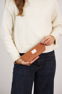 Terracotta Corduroy Pencil Case (Barro)