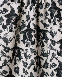 Floral Witches Tea Towel