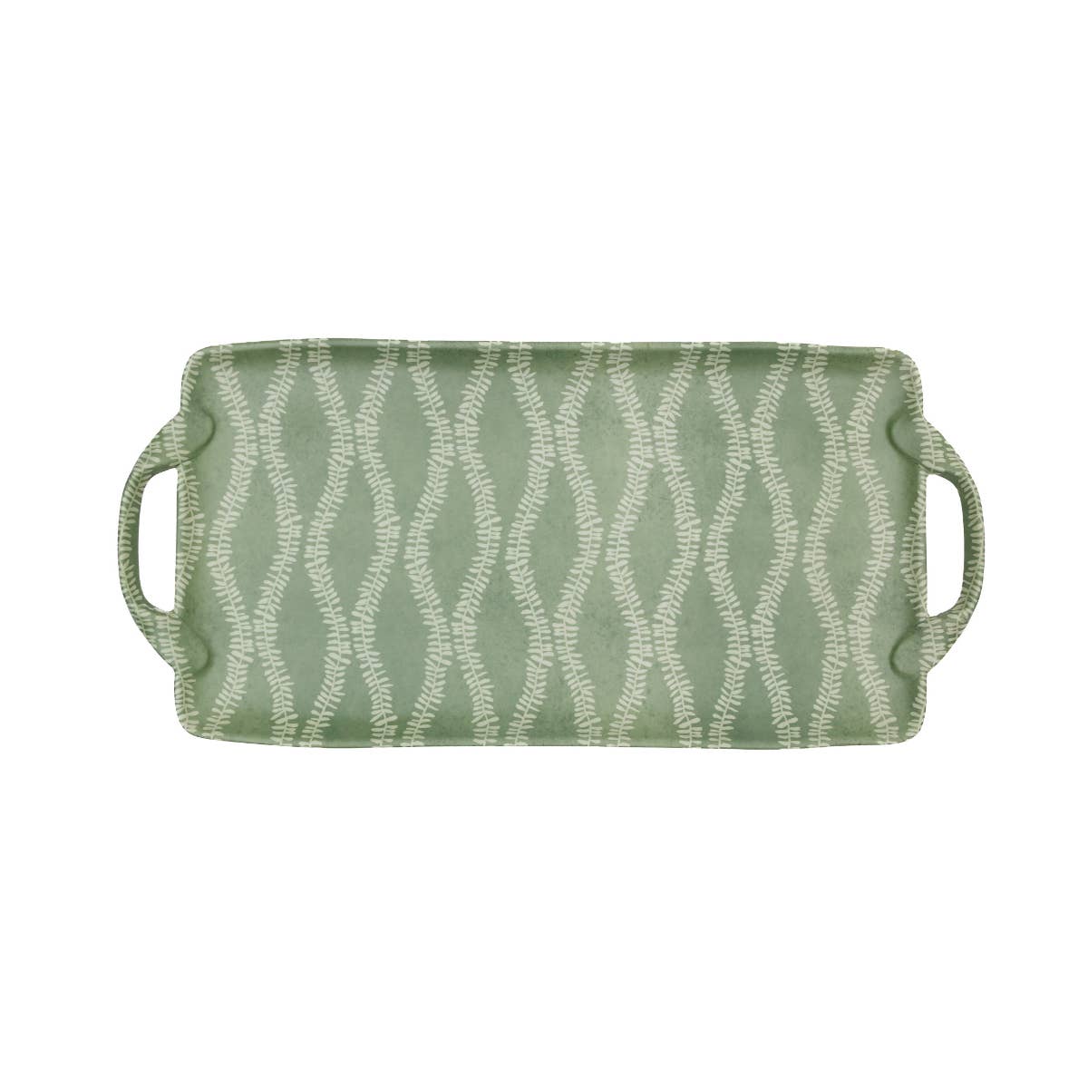 Leaf & Stem Garland 18" Long Melamine Tray