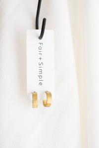 Matte Mini Hoop Earrings