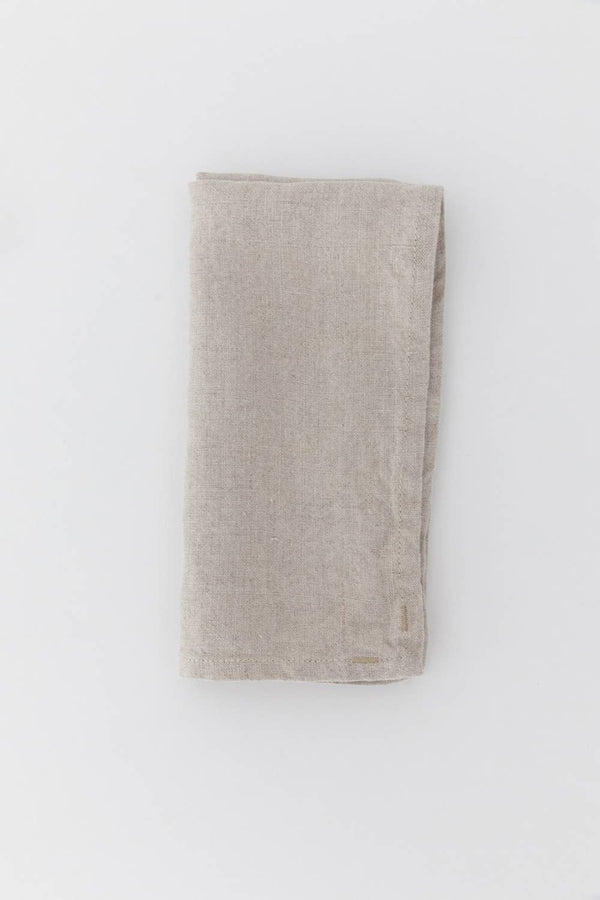 Linen Dinner Napkin Oatmeal - Set of 4