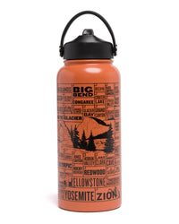 National Parks Checklist 32oz. Insulated Water Bottle