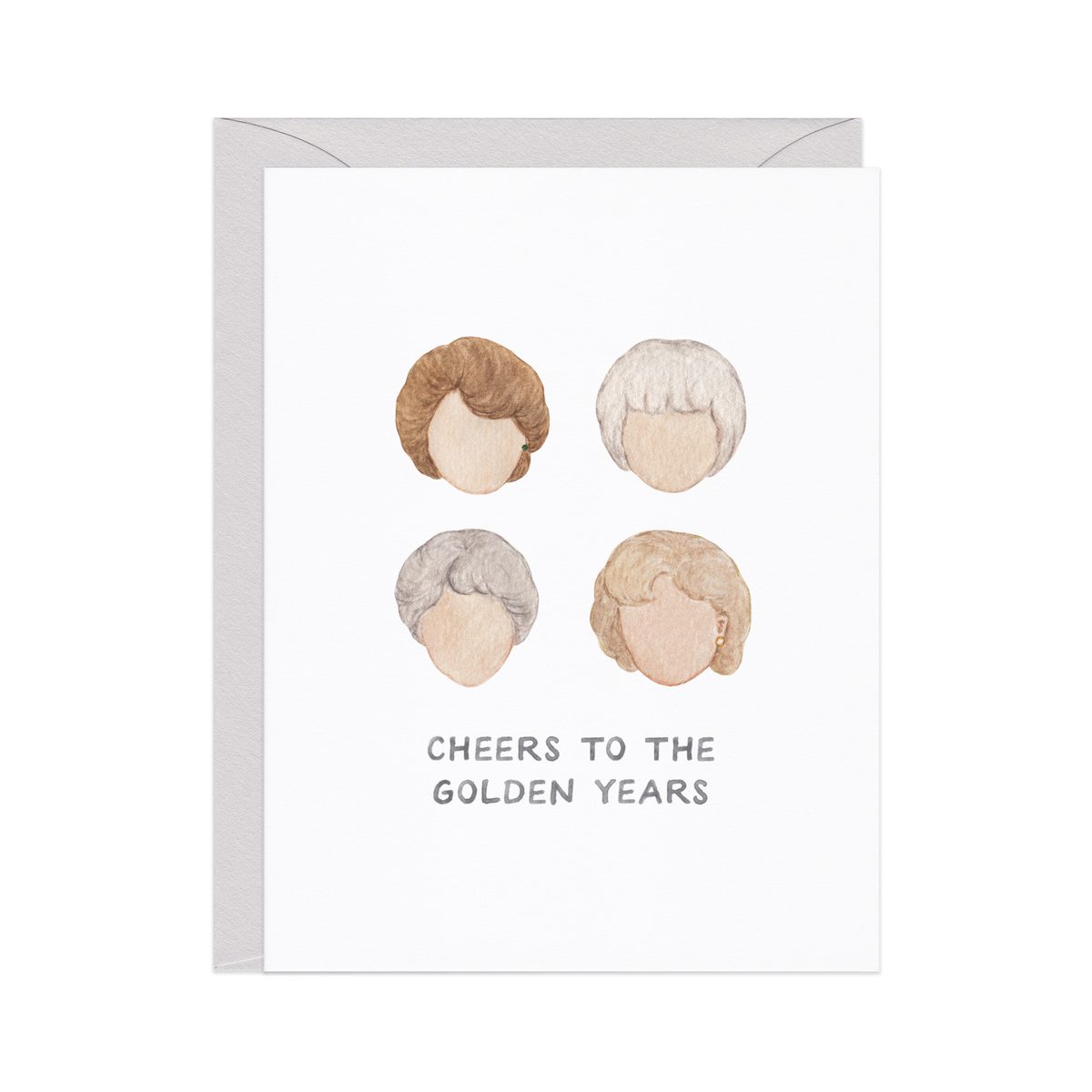 Golden Years Golden Girls Birthday Card
