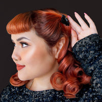 Let's Hang Bat Mini Hair Clip | Halloween