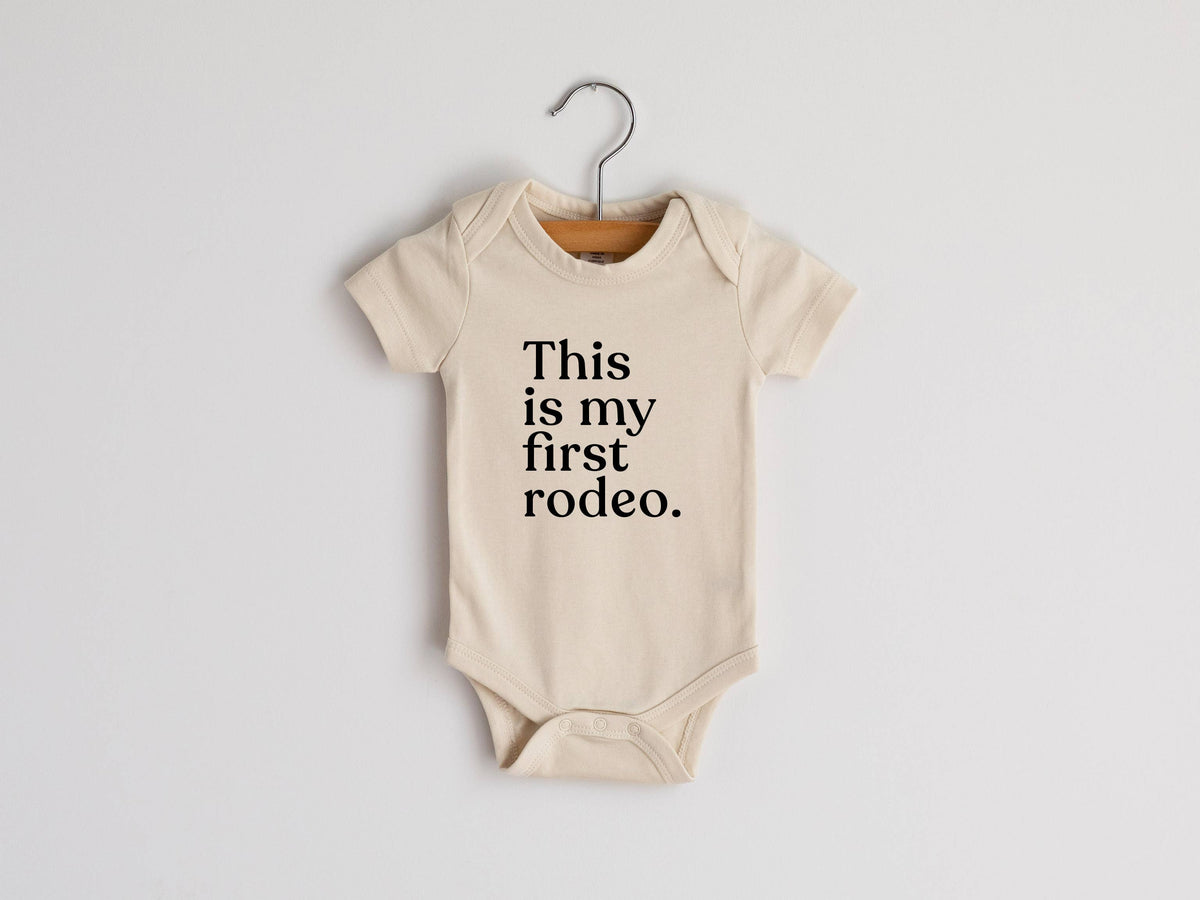 This Is My First Rodeo Onsie - Cream