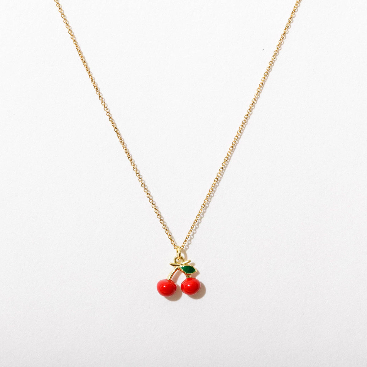 Enamel Foodie Charm Necklace