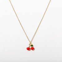 Enamel Foodie Charm Necklace