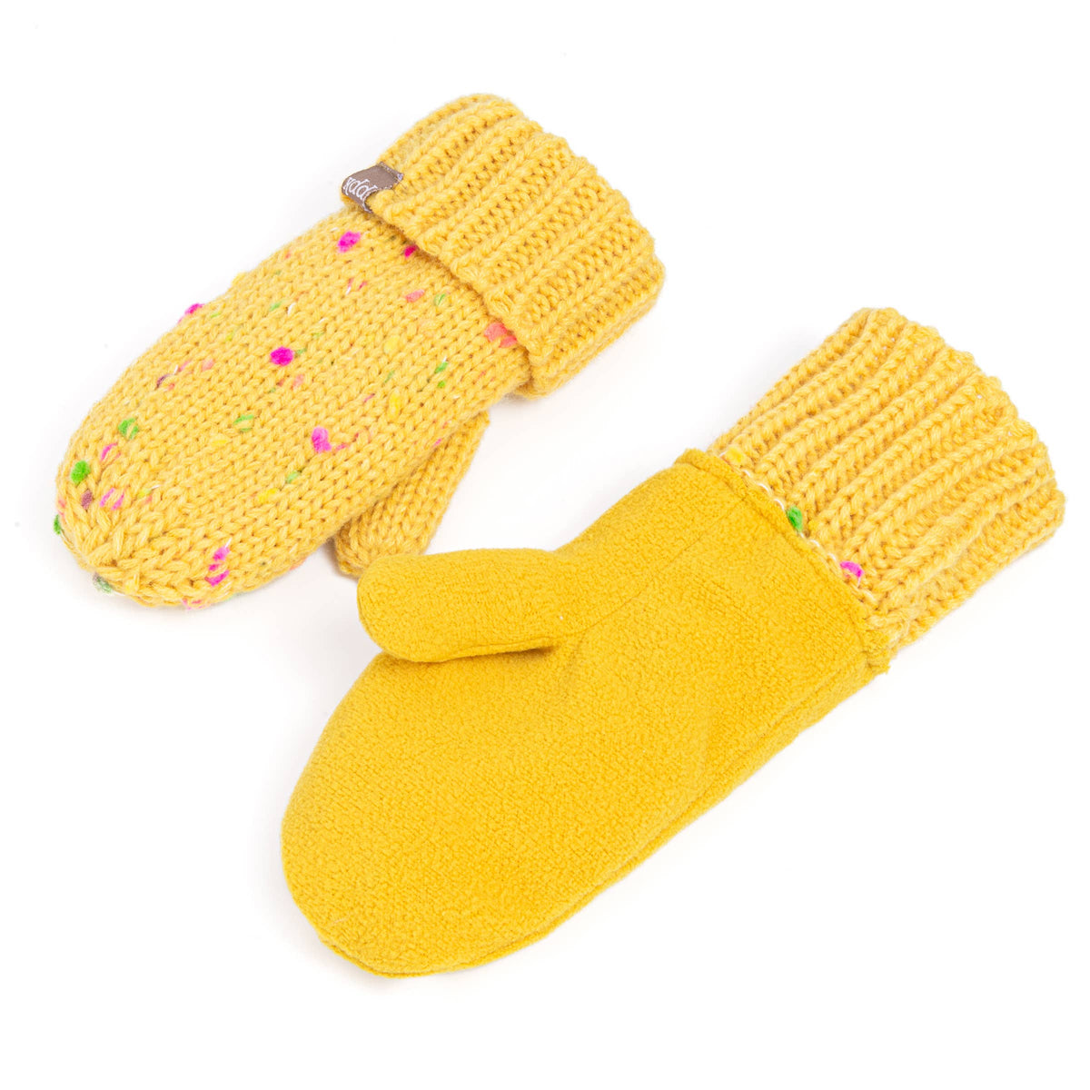 Speckled Knit Mittens