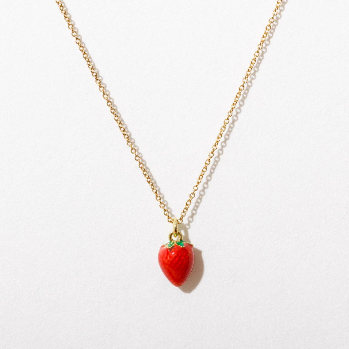 Enamel Foodie Charm Necklace