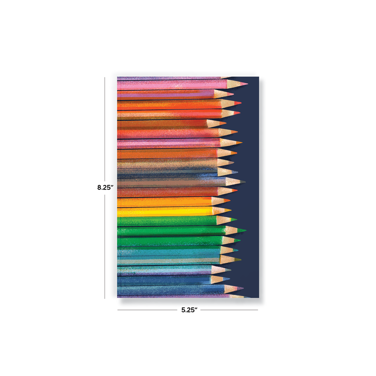 Rainbow Pencil Classic Layflat Journal Notebook