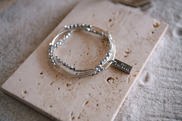Sterling Silver Triple Wrap Bracelet Collection