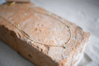 Whimsical Boho Gold Necklaces with Natural Stone Accents