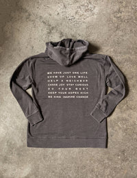 Live. Every Day. Vintage Wash Hooded Sweatshirt