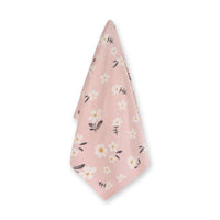 Daisy Floral - Organic Jacquard Sweater Knit Baby Blanket