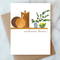 Welcome Home Kitchen New Home Card