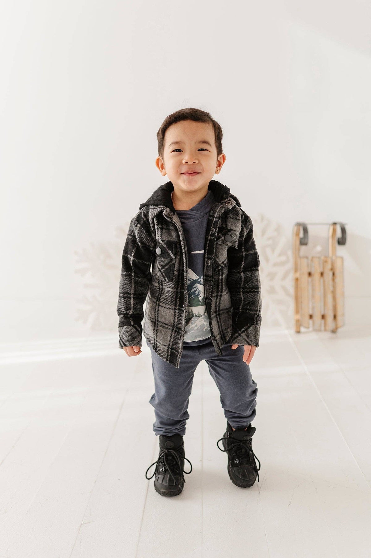 Babysprouts Kid's Hooded Shacket