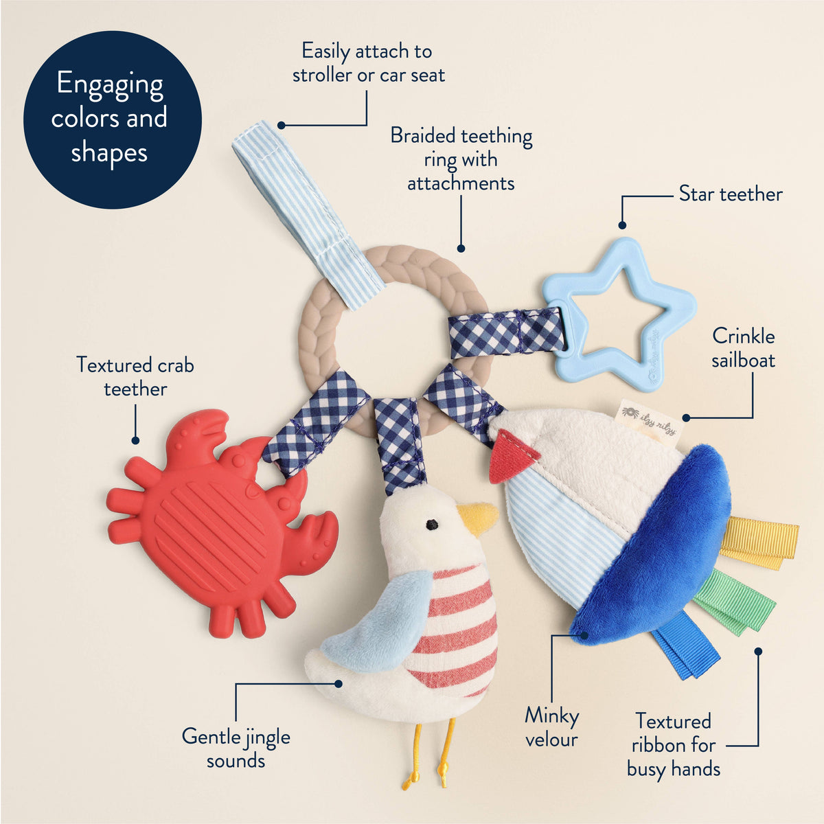 Nautical Bitzy Busy Ring