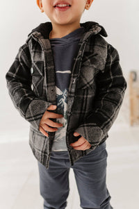 Babysprouts Kid's Hooded Shacket