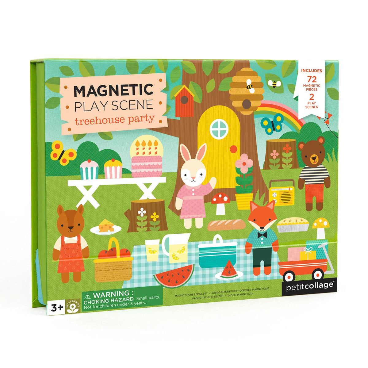 Treehouse Party Magnetic Play Scene Playset