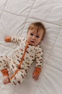 Babysprouts Long Sleeve Zip Romper