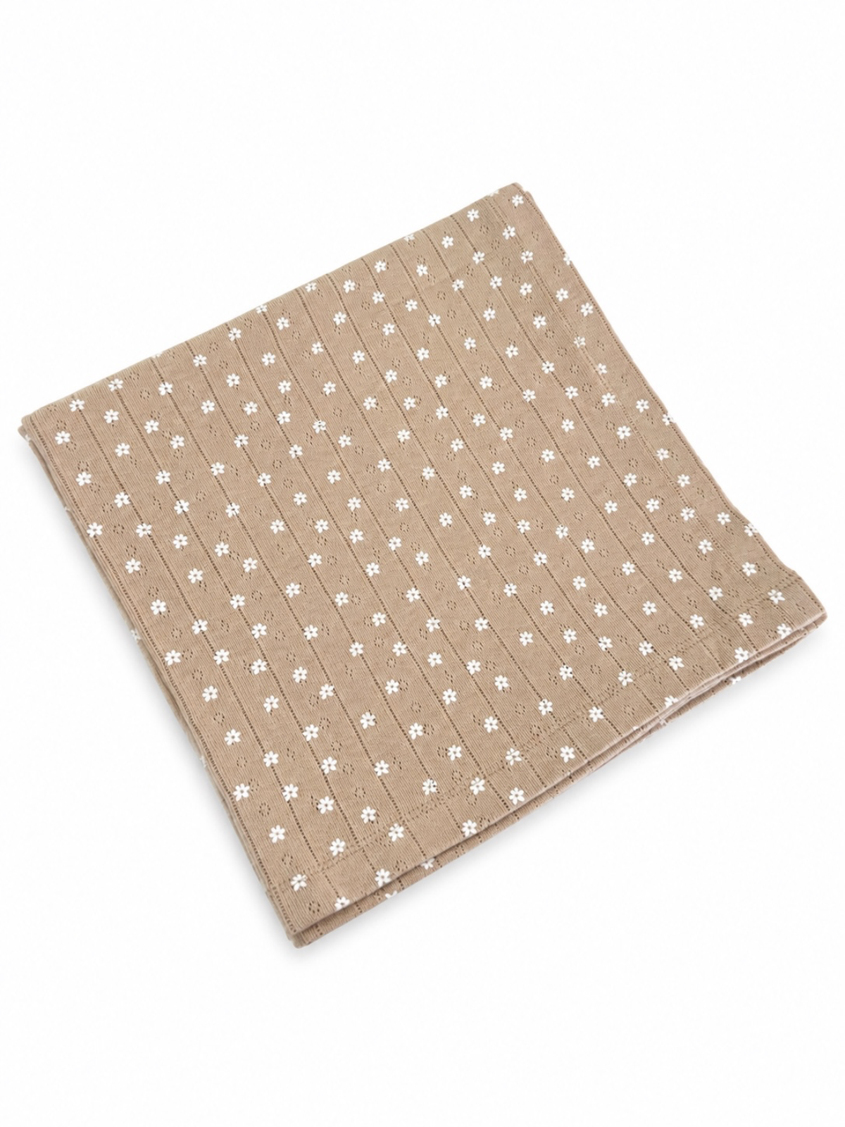 Almond Bloom / Organic Pointelle Swaddle