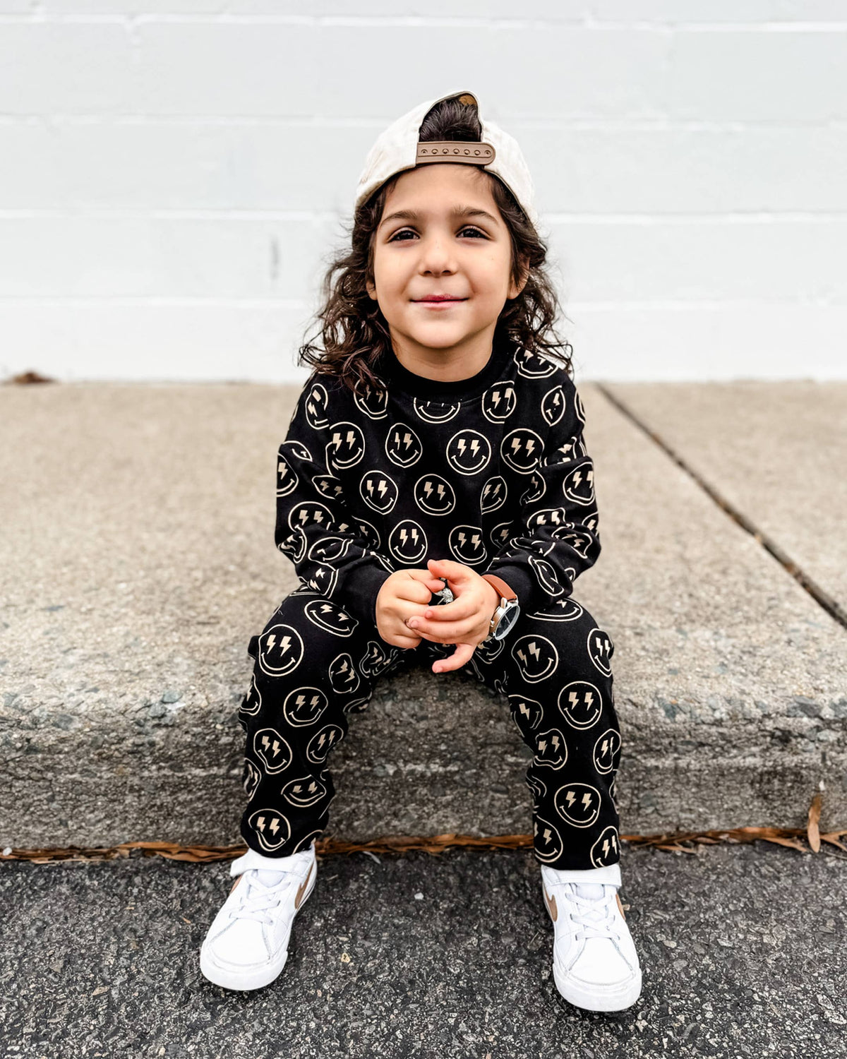 Electric Smiley Jogger Set