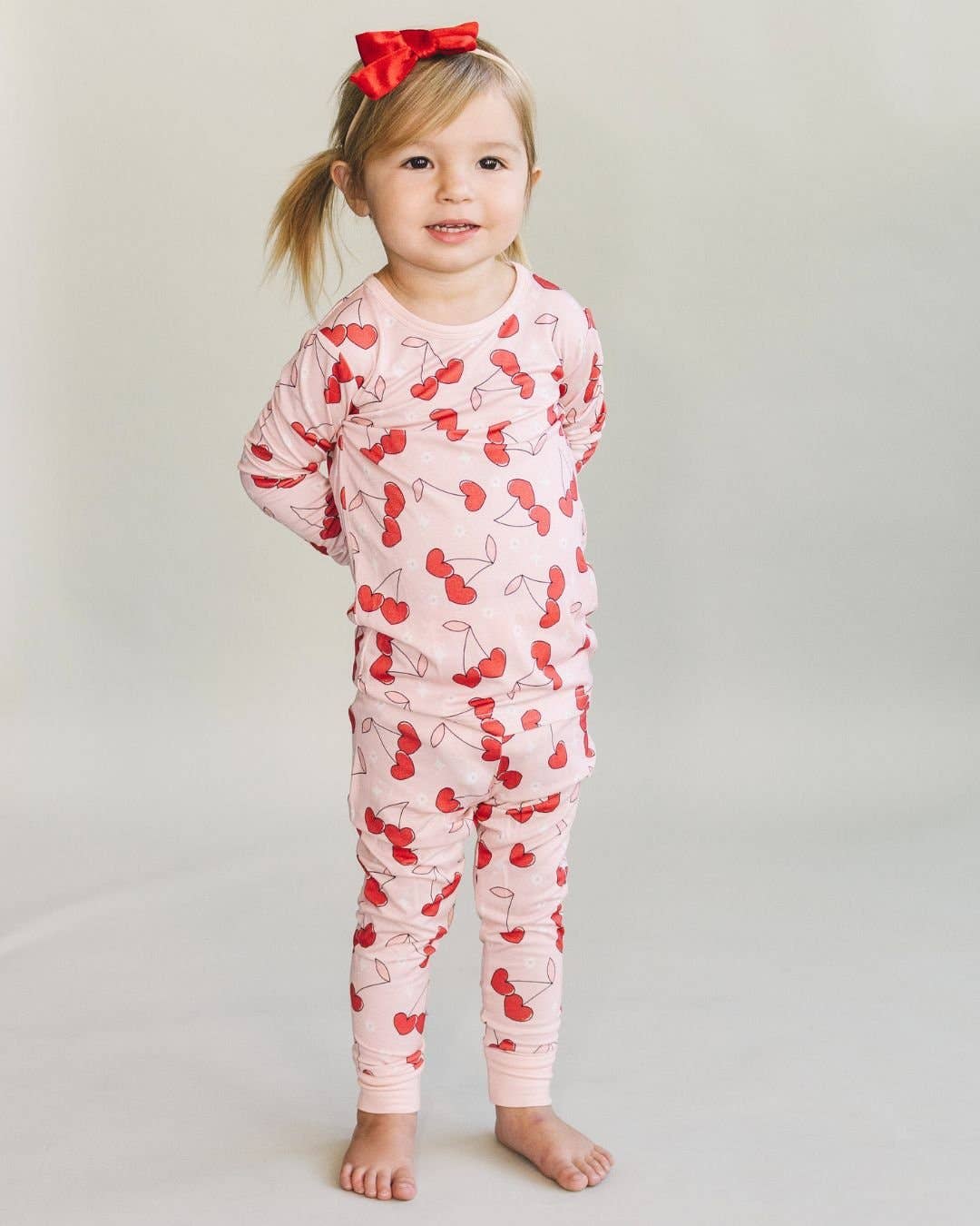 Cherry Heart Two Piece Set
