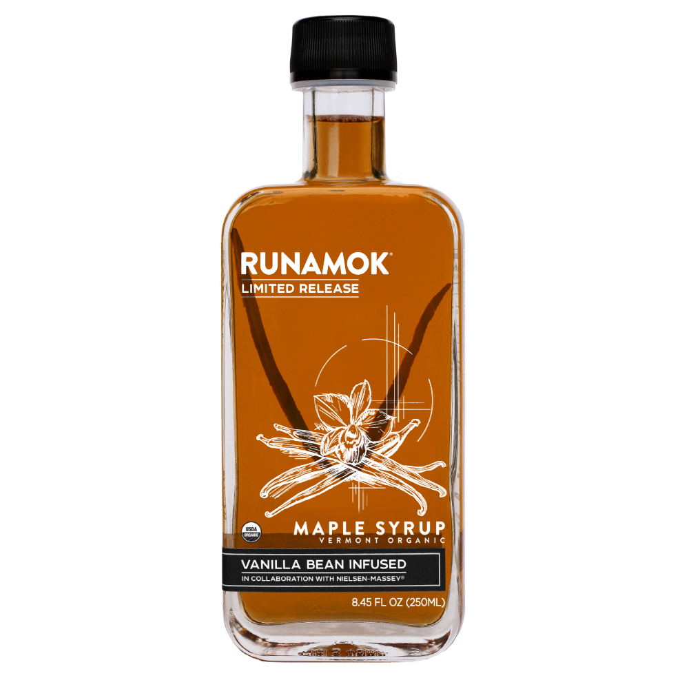 Vanilla Bean Infused Organic Maple Syrup