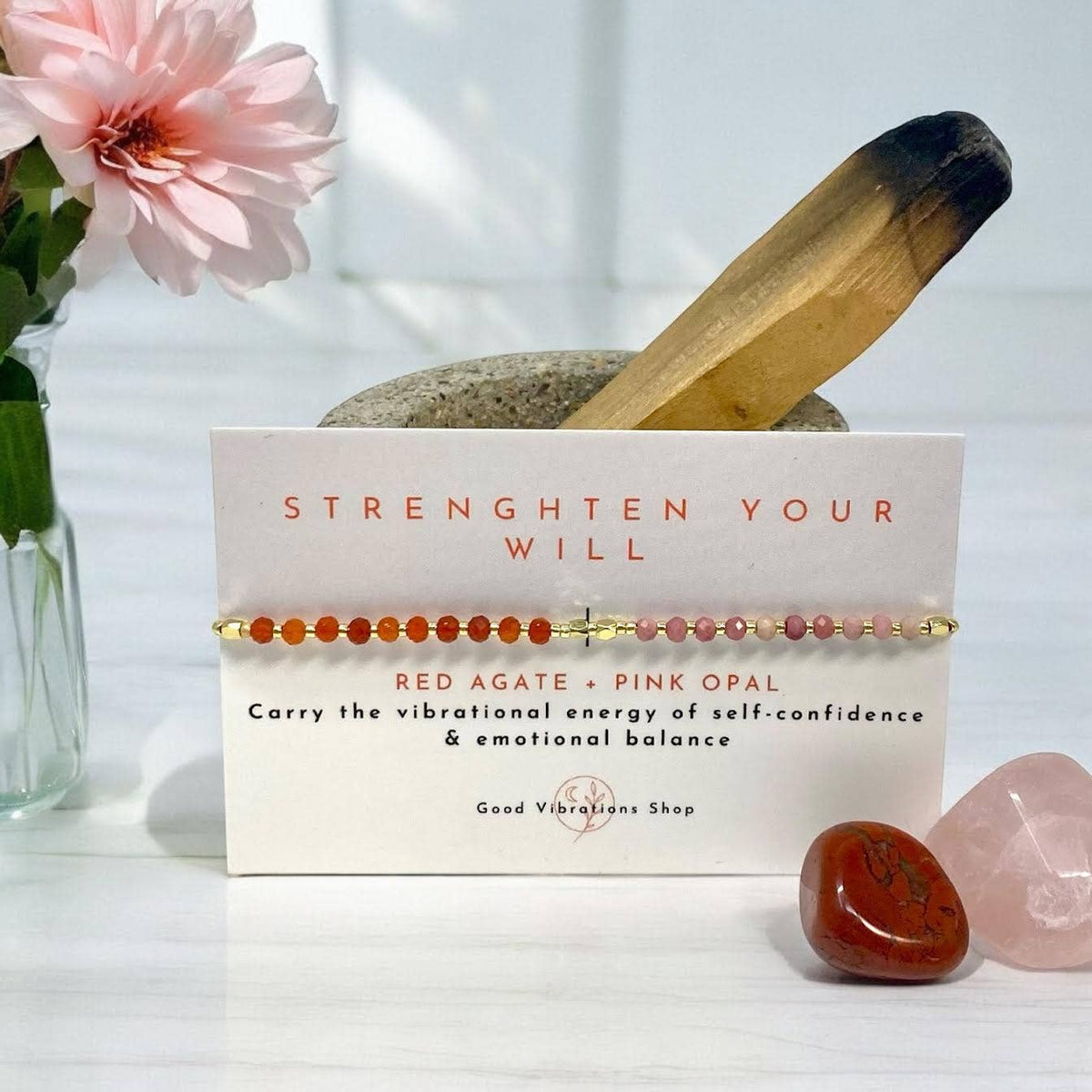 Strengthen Your Will  ⎮ Gemstone Intention Bracelet