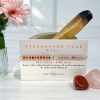 Strengthen Your Will  ⎮ Gemstone Intention Bracelet