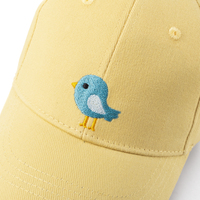 Kids Baseball Hat - Birdie Chick Patch - (Yellow 2-6/7y)