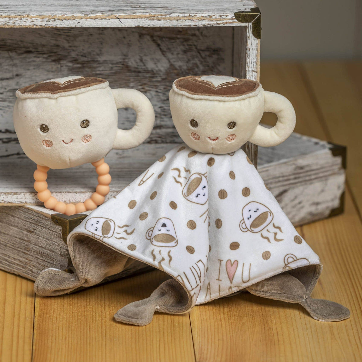 Sweet Soothie Hot Latte Teether Rattle