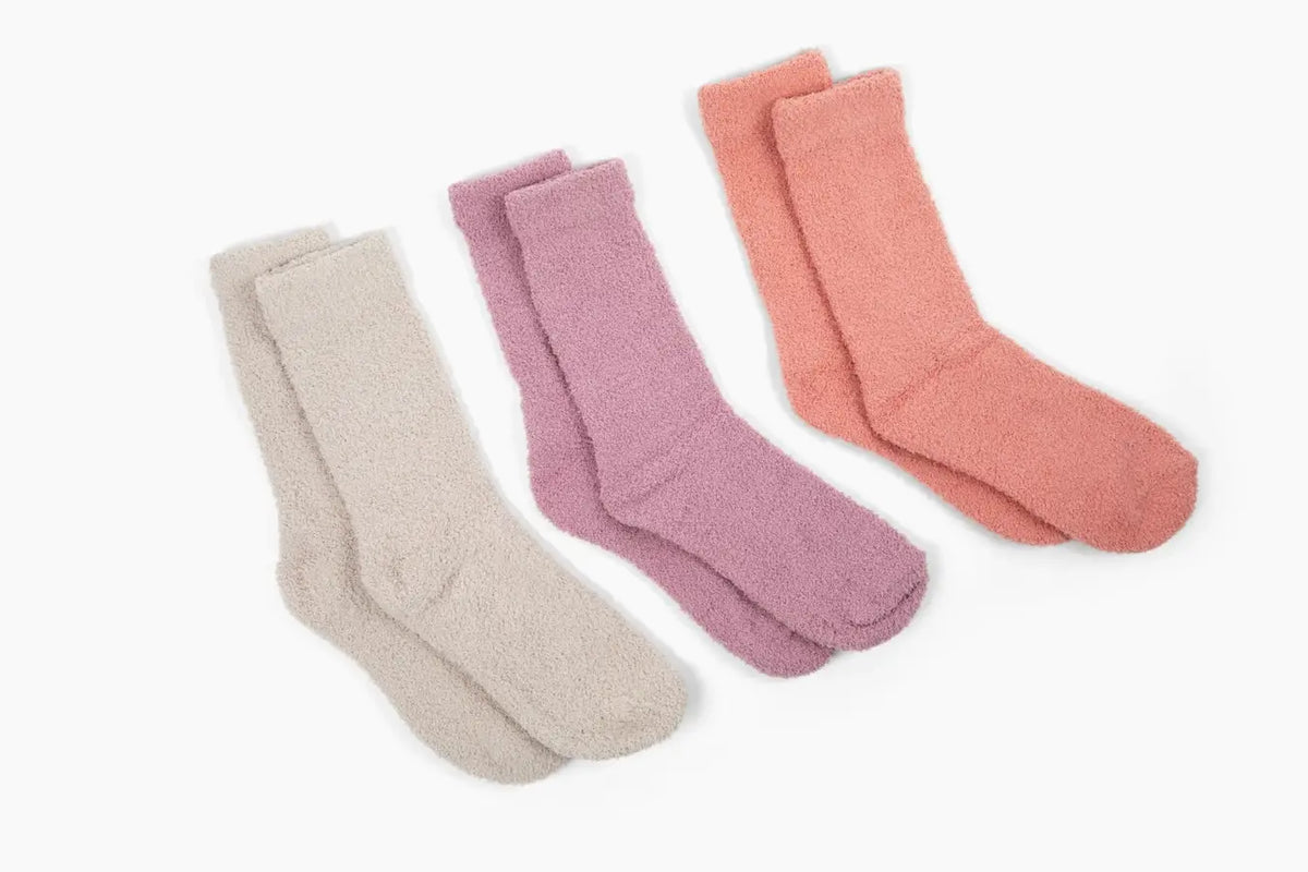 Cozy Cloud Socks - Orchid Purple