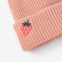 Kids Sweet Strawberry Patch Knit Beanie- All Ages