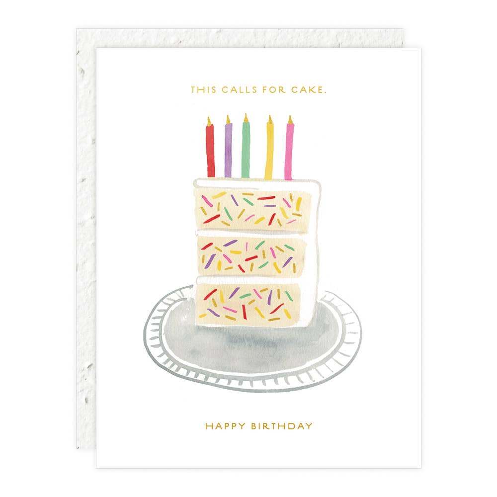 This Calls for Cake Birthday Card
