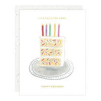 This Calls for Cake Birthday Card