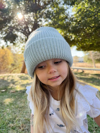 Kids Birdie Chick Patch Knitted Beanie- All Ages - Unisex