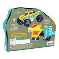 Monster Truck Shaped Puzzle - 20 pieces