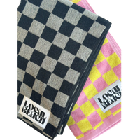 Checker Beach & Bath Towel