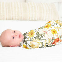 Floral Swaddle Blanket