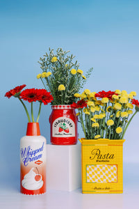 Ceramic Vase, Strawberry Jam