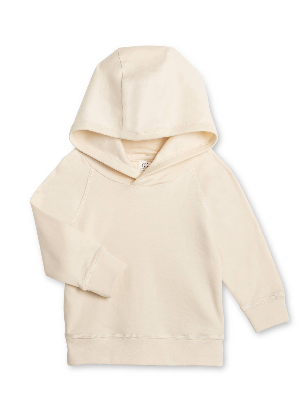 Organic Baby and Kids Madison Hooded Pullover - Natural