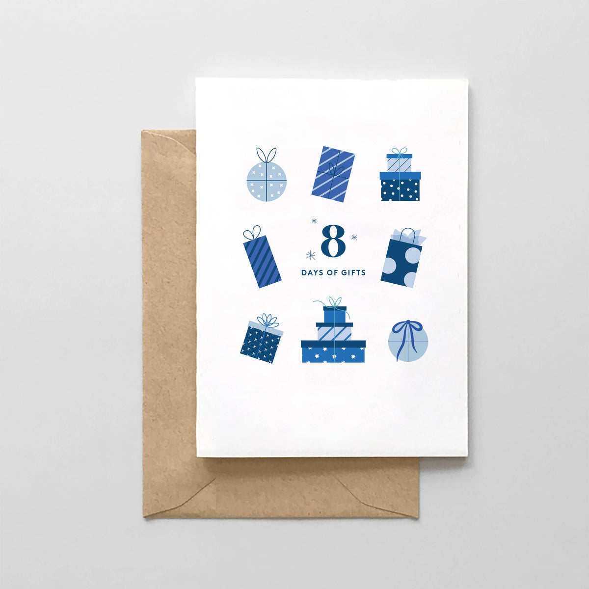 8 Days of Gifting Hanukkah Card