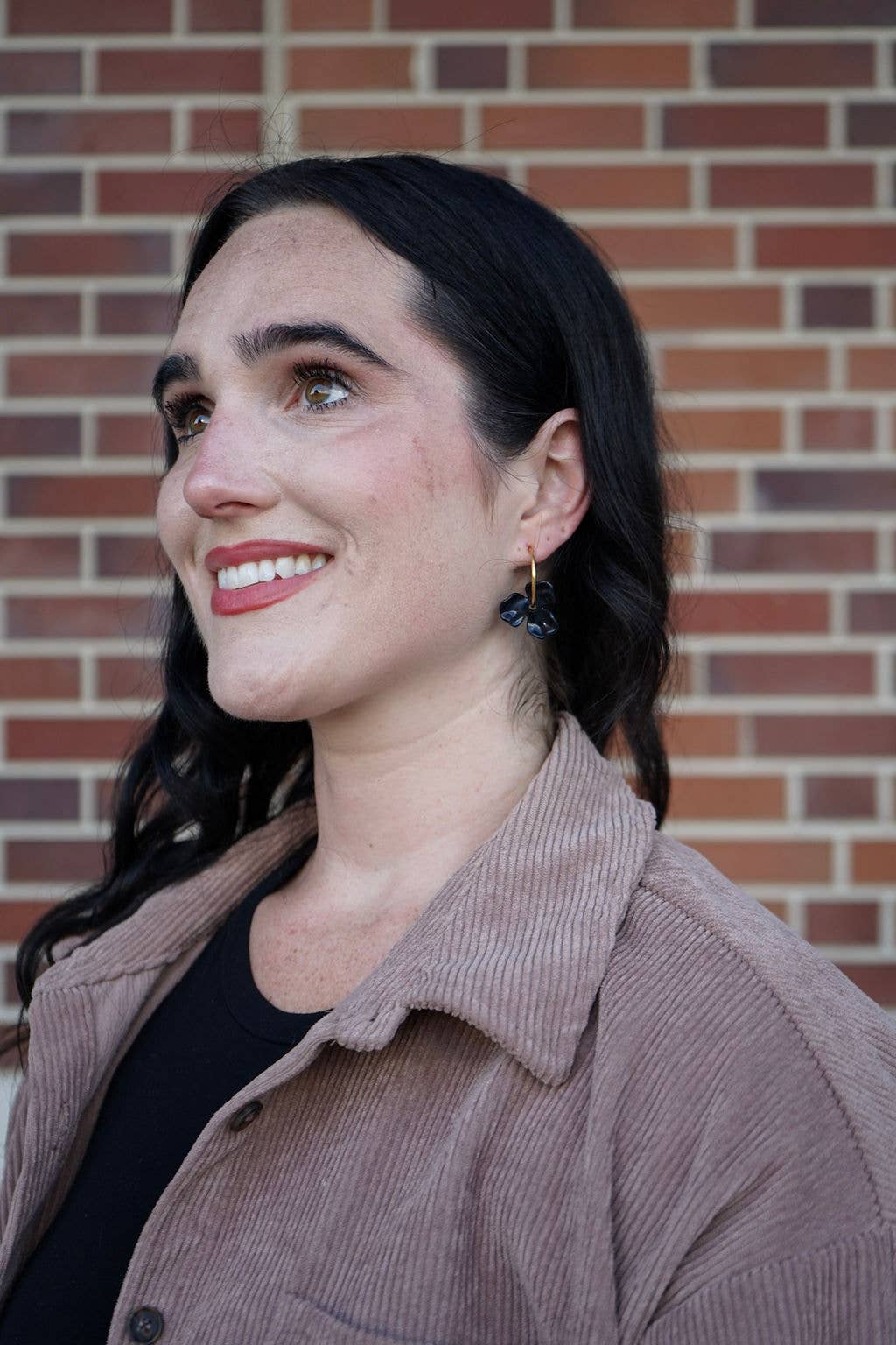 Magnolia Hoops - Black // Jewelry, Earrings, Fall