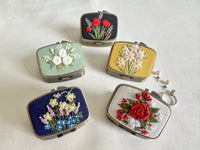 Floral Embroidered MiniJewelry