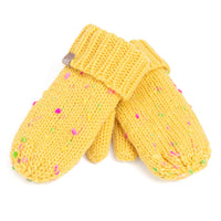 Speckled Knit Mittens