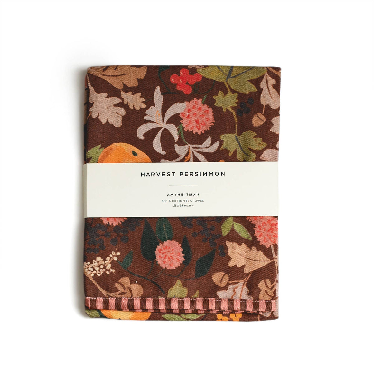 Harvest Persimmon Tea Towel