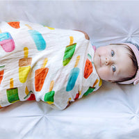 Bamboo Muslin Swaddle - Popsicle